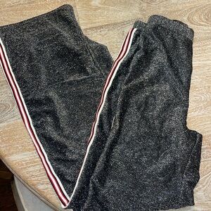 Silver Shiny Stretch Party Pants